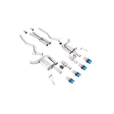 Milltek Cat Back Exhaust Ford Mustang 5.0 V8 GT (S650 Fastback) 24-25-Exhaust System-carbonizeduk