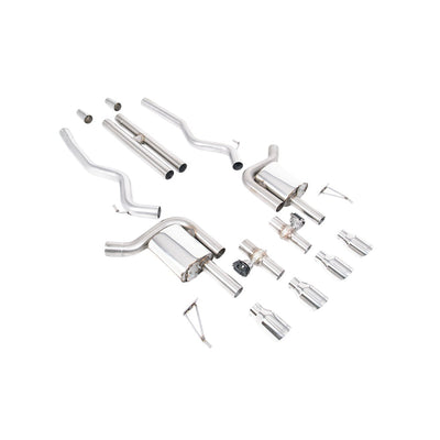 Milltek Cat Back Exhaust Ford Mustang 5.0 V8 GT (S650 Fastback) 24-25-Exhaust System-carbonizeduk