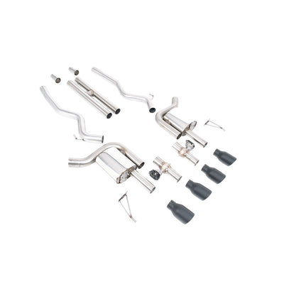 Milltek Cat Back Exhaust Ford Mustang 5.0 V8 GT (S650 Fastback) 24-25-Exhaust System-carbonizeduk