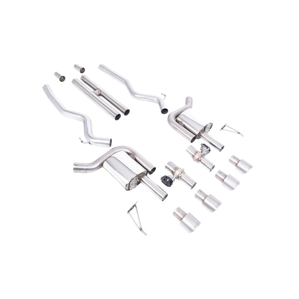 Milltek Cat Back Exhaust Ford Mustang 5.0 V8 GT (S650 Fastback) 24-25-Exhaust System-carbonizeduk