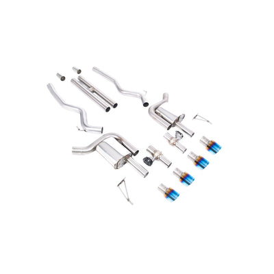 Milltek Cat Back Exhaust Ford Mustang 5.0 V8 GT (S650 Fastback) 24-25-Exhaust System-carbonizeduk
