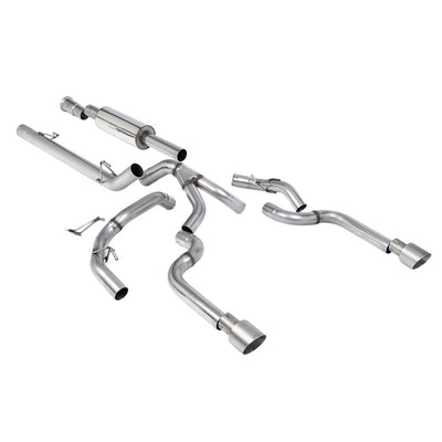 Milltek Cat Back Exhaust Ford F150 SuperCrew (5.5ft Bed) 5.0 V8 21-25-Exhaust System-carbonizeduk