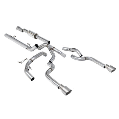 Milltek Cat Back Exhaust Ford F150 SuperCrew (5.5ft Bed) 5.0 V8 21-25-Exhaust System-carbonizeduk