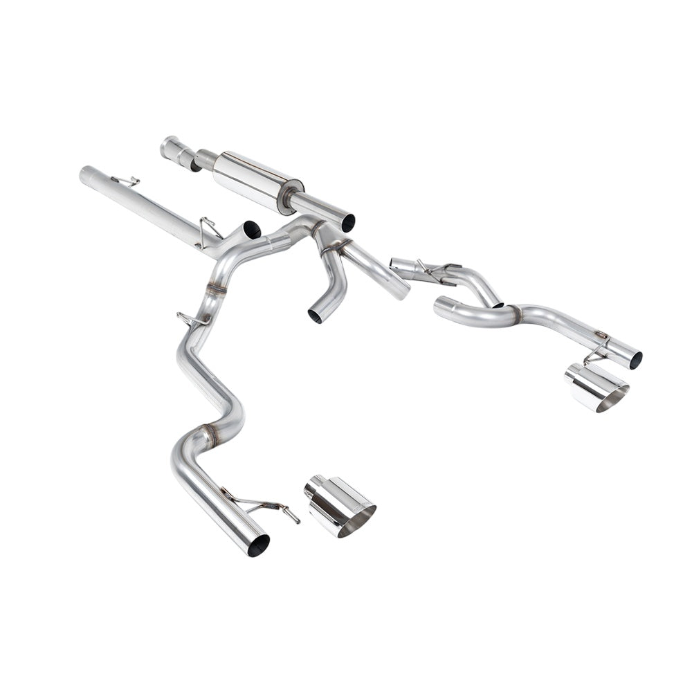 Milltek Cat Back Exhaust Ford F150 SuperCrew (5.5ft Bed) Tremor 3.5 V6 EcoBoost 21-25-Exhaust System-carbonizeduk
