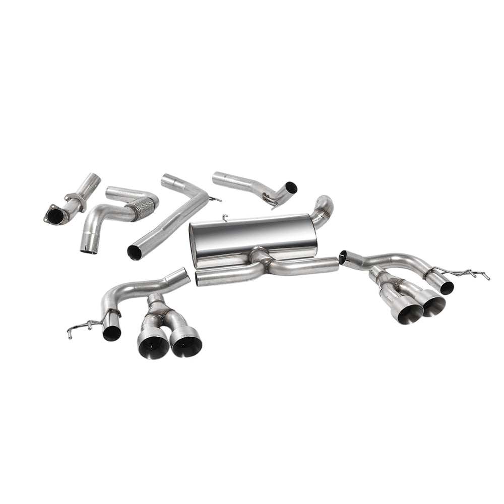 Milltek Cat Back Exhaust Honda / Acura Civic Type R FK2 Turbocharged 2.0 i-VTEC (RHD models only) 15-17-Exhaust System-carbonizeduk