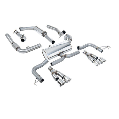 Milltek Cat Back Exhaust Honda / Acura Civic Type R FK2 Turbocharged 2.0 i-VTEC (LHD models only) 15-17-Exhaust System-carbonizeduk