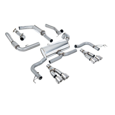 Milltek Cat Back Exhaust Honda / Acura Civic Type R FK2 Turbocharged 2.0 i-VTEC (LHD models only) 15-17-Exhaust System-carbonizeduk