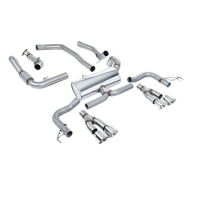 Milltek Cat Back Exhaust Honda / Acura Civic Type R FK2 Turbocharged 2.0 i-VTEC (LHD models only) 15-17-Exhaust System-carbonizeduk