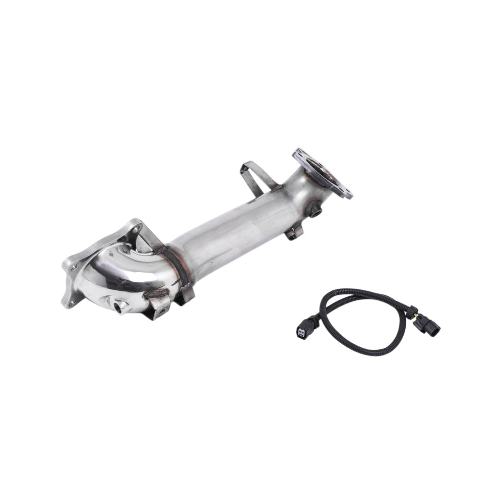 Milltek Large-bore Downpipe and De-cat Exhaust Honda / Acura Civic Type R FK2 Turbocharged 2.0 i-VTEC (RHD models only) 15-17-Manifolds, Decats & Sports Cats-carbonizeduk