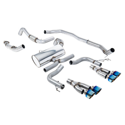 Milltek Cat Back Exhaust Honda / Acura Civic Type R FK2 Turbocharged 2.0 i-VTEC (RHD models only) 15-17-Exhaust System-carbonizeduk