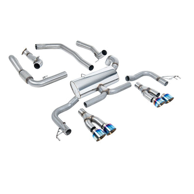 Milltek Cat Back Exhaust Honda / Acura Civic Type R FK2 Turbocharged 2.0 i-VTEC (LHD models only) 15-17-Exhaust System-carbonizeduk