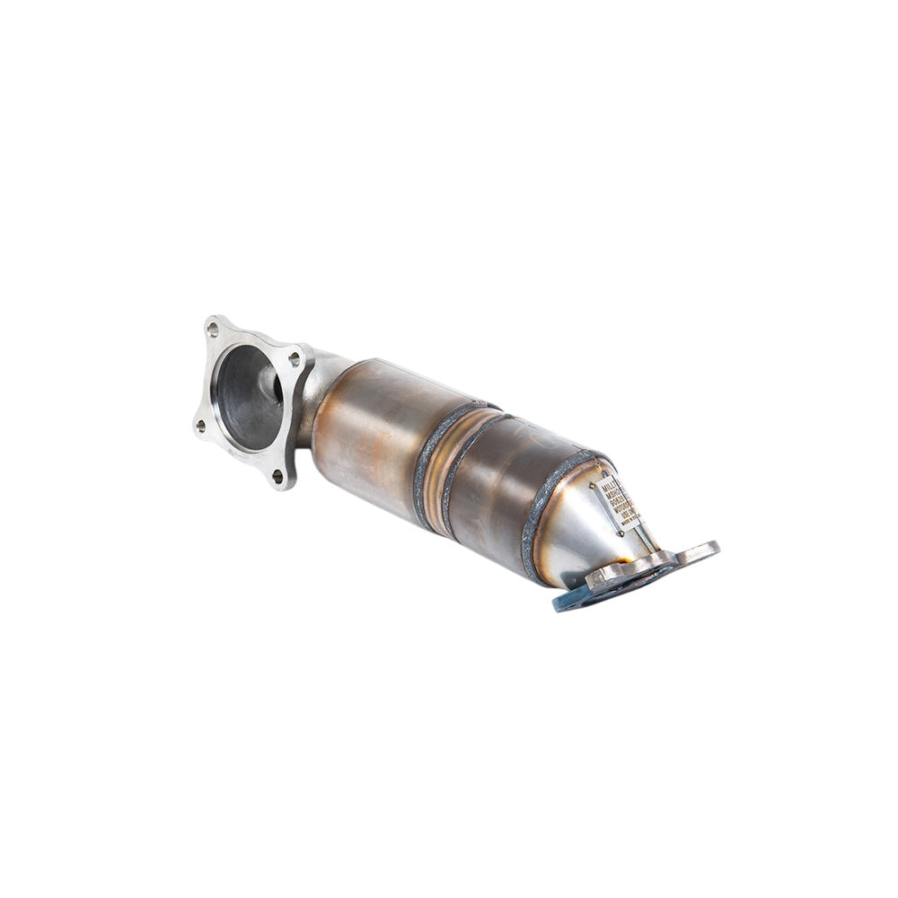 Milltek Cast Downpipe with HJS High Flow Sports Cat Exhaust Twin Cat Version Honda / Acura Civic Type R FK8 2.0 i-VTEC (Both OPF/GPF and Non OPF/GPF Models) 17-22-Manifolds, Decats & Sports Cats-carbonizeduk