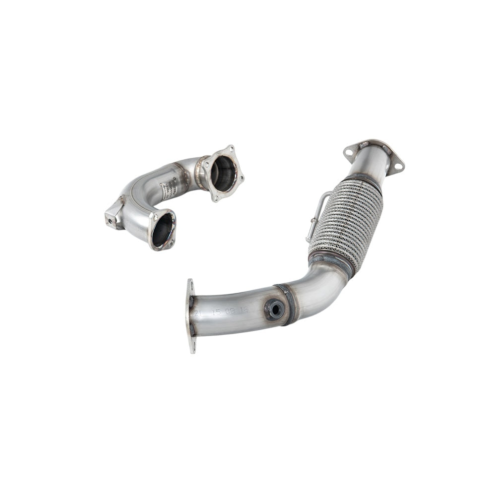 Milltek Large-bore Downpipe and De-cat Exhaust Hyundai / Kia i20 N 1.6 T-GDi 204PS (OPF/GPF Equipped Cars Only) 21-25-Manifolds, Decats & Sports Cats-carbonizeduk