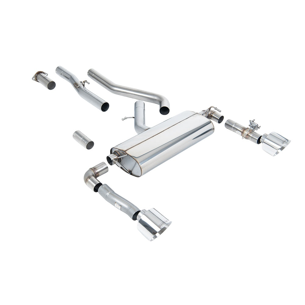 Milltek Particulate Filter-back Exhaust Hyundai / Kia Kona N 2.0 Turbo 280ps (OPF/GPF Models) 22-25-Exhaust System-carbonizeduk