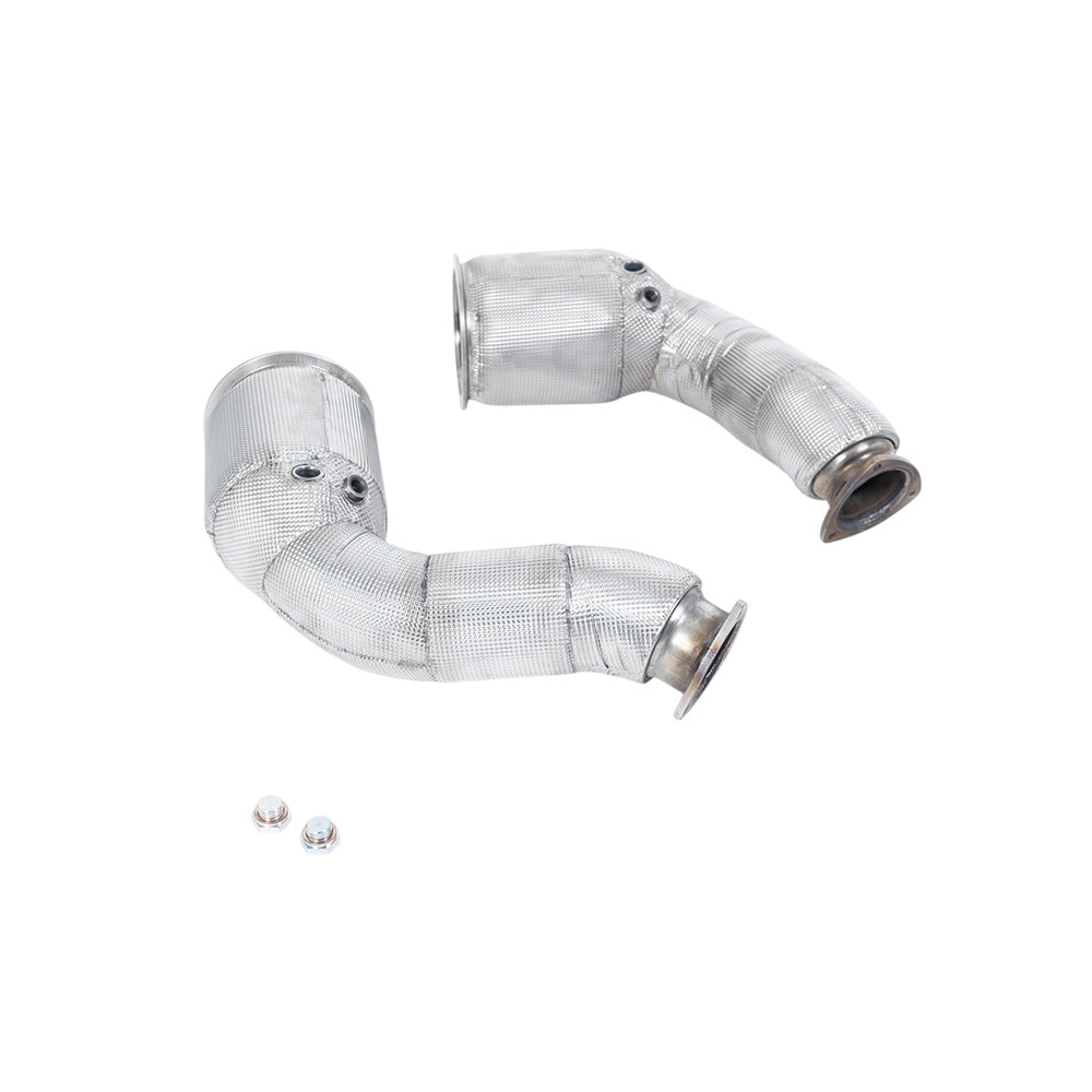 Milltek Large-bore Downpipe and De-cat Exhaust Lamborghini Urus 4.0 Twin Turbo V8 650PS 18-25-Manifolds, Decats & Sports Cats-carbonizeduk