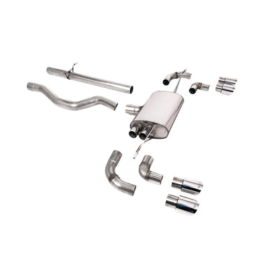 Milltek Particulate Filter-back Exhaust Land Rover Range Rover Defender 110 2.0 I4 P300 and P400e (OPF/GPF and Non-OPF/GPF Equipped Vehicle Compatible) 20-25-Exhaust System-carbonizeduk