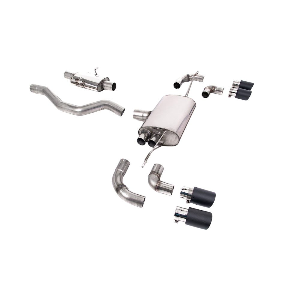 Milltek Particulate Filter-back Exhaust Land Rover Range Rover Defender 90 2.0 I4 P300 and P400e (OPF/GPF and Non-OPF/GPF Equipped Vehicle Compatible) 20-25-Exhaust System-carbonizeduk