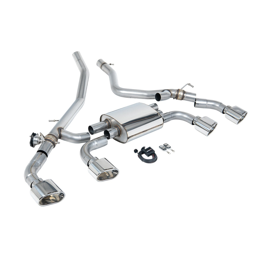 Milltek Cat Back Exhaust Land Rover Range Rover Sport P460/510/550e L461 3.0 i6 Plug inc Hybrid 23-25-Exhaust System-carbonizeduk