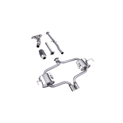 Milltek Full System (including Hi-Flow Sports Cat) Exhaust New Mini Mk1 (R53) Cooper S 02-06-Exhaust System-carbonizeduk