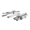 Milltek Cat Back Exhaust New Mini Mk2 (R58) Cooper S Coupe 11-15-Exhaust System-carbonizeduk