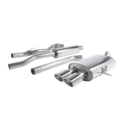 Milltek Cat Back Exhaust New Mini Mk2 (R56) Cooper S 1.6i Turbo 06-14-Exhaust System-carbonizeduk