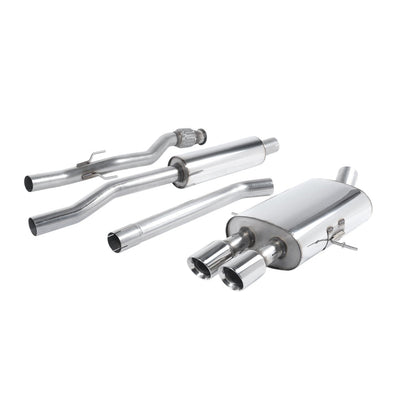 Milltek Cat Back Exhaust New Mini Mk2 (R58) Cooper S Coupe 11-15-Exhaust System-carbonizeduk