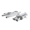 Milltek Cat Back Exhaust New Mini Mk2 (R56) Cooper S 1.6i Turbo 06-14-Exhaust System-carbonizeduk