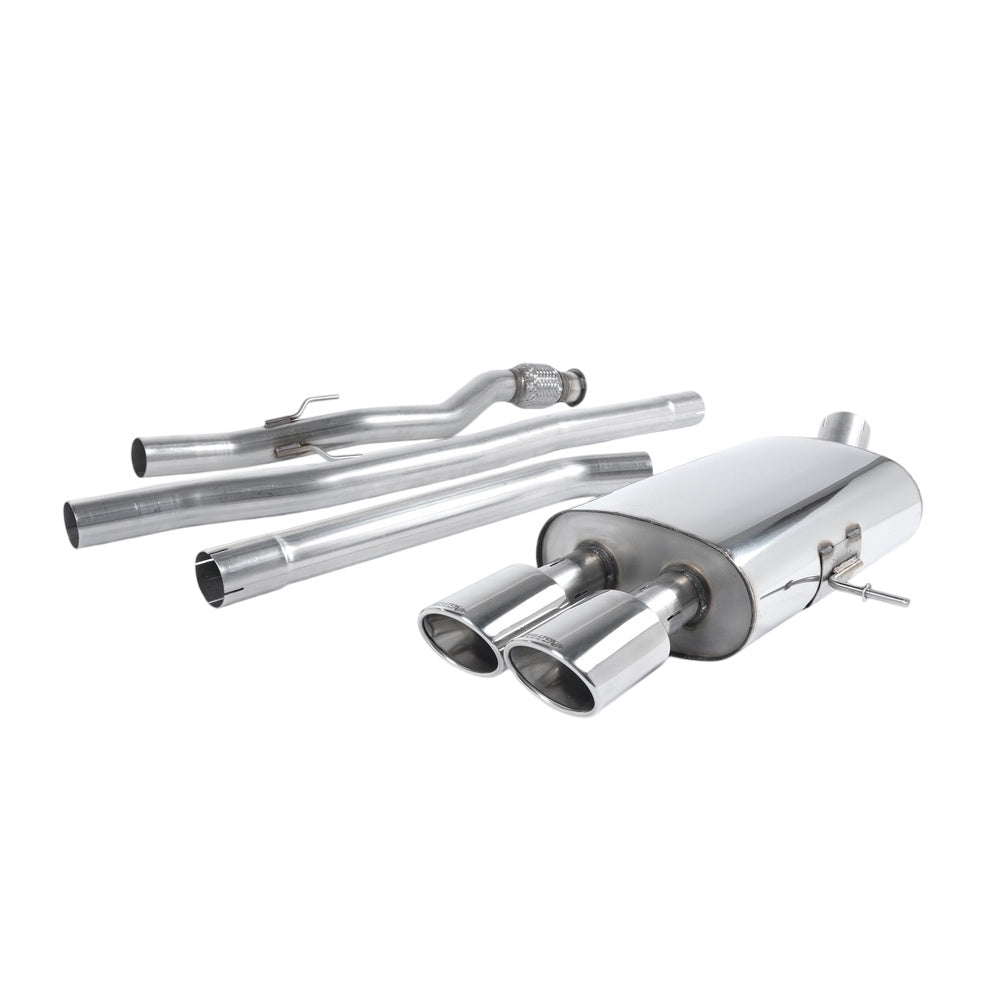 Milltek Cat Back Exhaust New Mini Mk2 (R56) Cooper S 1.6i Turbo 06-14-Exhaust System-carbonizeduk