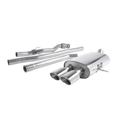 Milltek Cat Back Exhaust New Mini Mk2 (R56) Cooper S 1.6i Turbo 06-14-Exhaust System-carbonizeduk