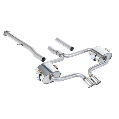Milltek Cat Back Exhaust New Mini Mk1 (R52) Cooper S Convertible 04-08-Exhaust System-carbonizeduk