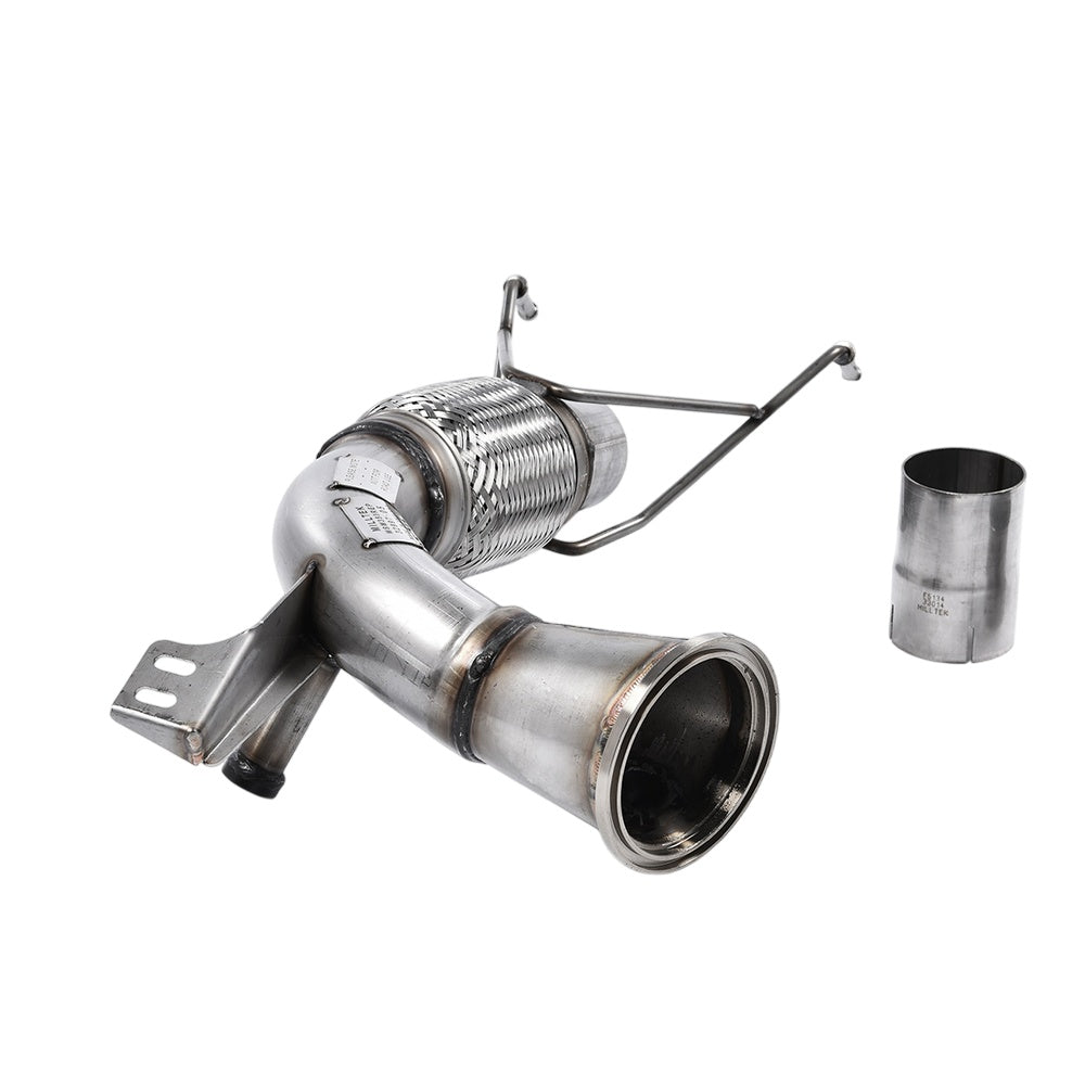 Milltek Large-bore Downpipe and De-cat Exhaust New Mini Mk3 (F56) Mini Cooper S 2.0 Turbo (UK and European models and Pre-LCI Only) 14-18-Manifolds, Decats & Sports Cats-carbonizeduk