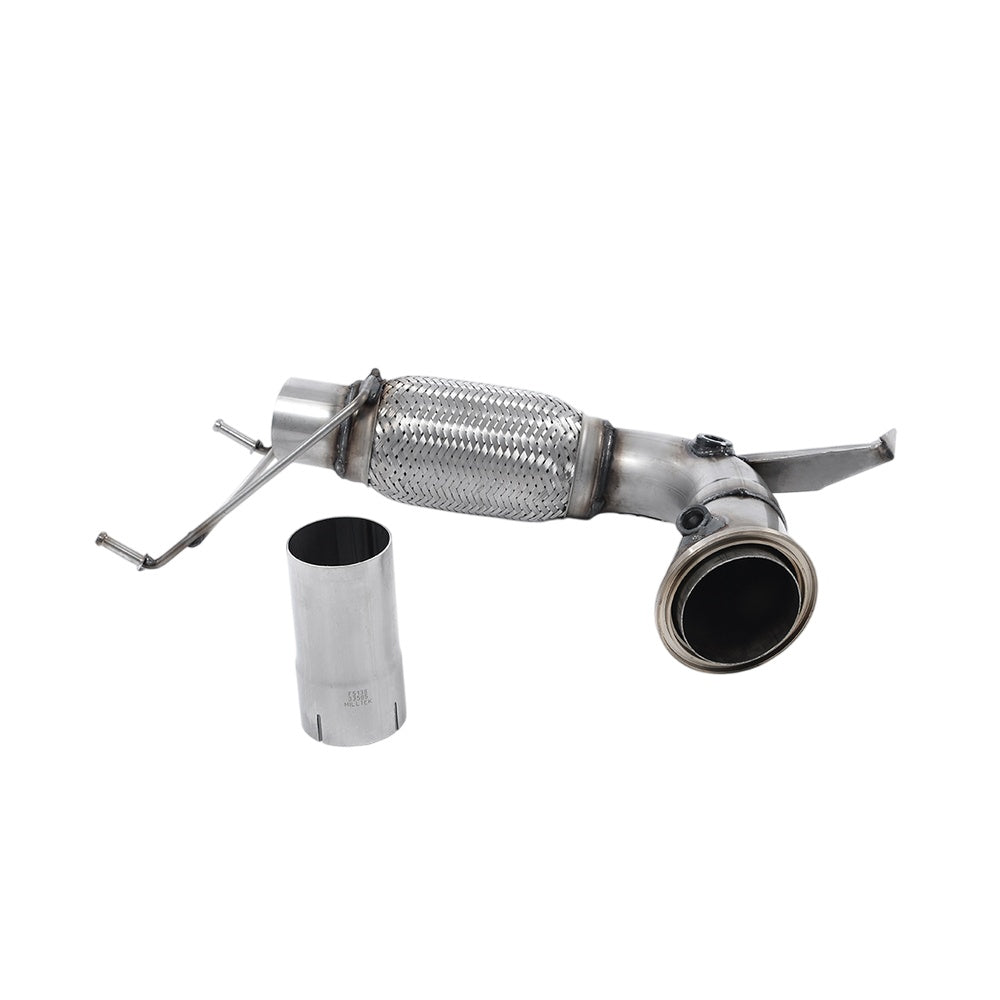 Milltek Large-bore Downpipe and De-cat Exhaust New Mini Mk3 (F56) Cooper 1.5T (Pre-LCI only) 14-18-Manifolds, Decats & Sports Cats-carbonizeduk