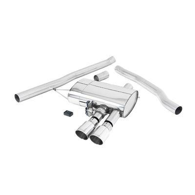Milltek Cat Back Exhaust New Mini Mk3 (F56) Mini Cooper S 2.0 Turbo (UK and European models and Pre-LCI Only) 14-18-Exhaust System-carbonizeduk