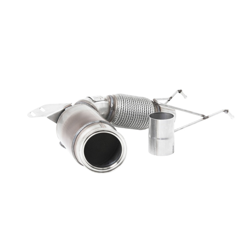 Milltek Large Bore Downpipe and Hi-Flow Sports Cat Exhaust New Mini Mk3 Mini JCW and GP3 2.0 Turbo (UK and European models) GPF/OPF Only 20-25-Manifolds, Decats & Sports Cats-carbonizeduk