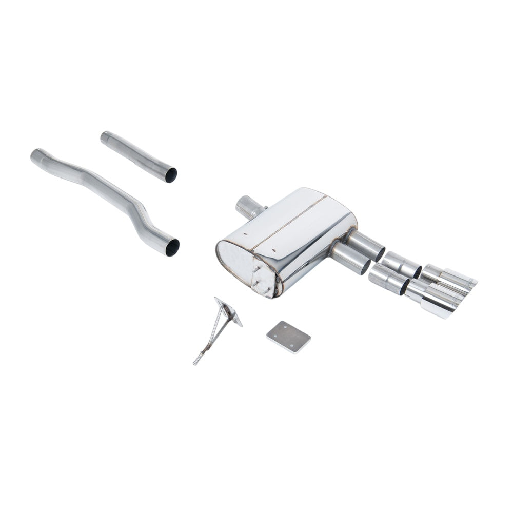 Milltek Particulate Filter-back Exhaust New Mini Mk3 (F55) Mini Cooper S 2.0 Turbo 5-Door Hatch (UK and European models) LCI with GPF/OPF Only 19-25-Exhaust System-carbonizeduk