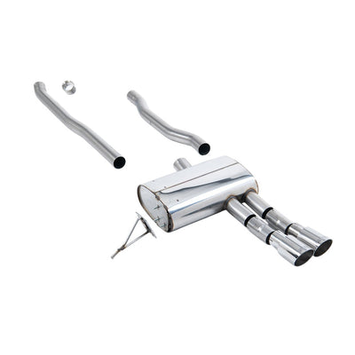Milltek Cat Back Exhaust New Mini Mk3 (F55) Mini Cooper S 2.0 Turbo 5-Door Hatch (ROW/NA Models) 14-25-Exhaust System-carbonizeduk