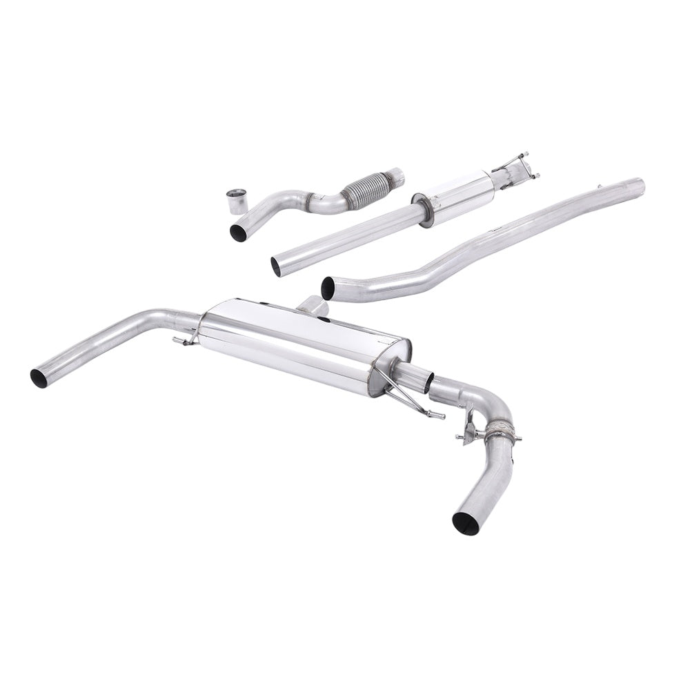Milltek Cat Back Exhaust Mercedes CLA-Class CLA45 AMG 2.0 Turbo 13-18-Exhaust System-carbonizeduk