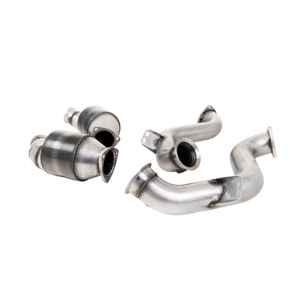 Milltek Hi-Flow Sports Cat and Downpipe Exhaust Mercedes C-Class C63 and C63 S (W205) Saloon 4.0 Bi-Turbo V8 (Non-GPF Equipped Models Only) 15-25-Manifolds, Decats & Sports Cats-carbonizeduk