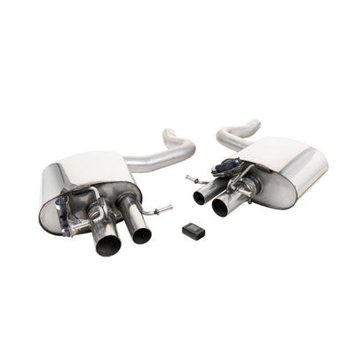Milltek Rear Silencer(s) Exhaust Mercedes C-Class C63 and C63 S (W205) Saloon 4.0 Bi-Turbo V8 (Non-GPF Equipped Models Only) 15-25-Exhaust System-carbonizeduk
