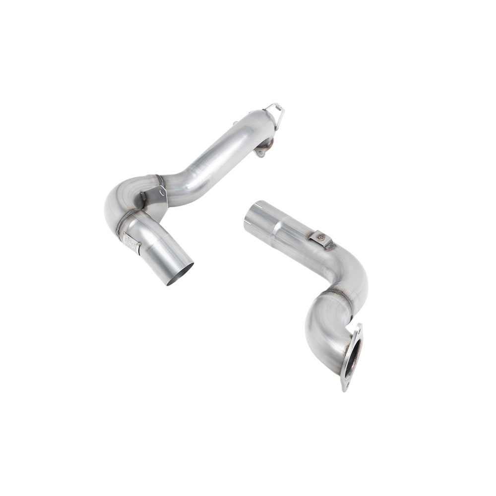 Milltek Large-bore Downpipe and De-cat Exhaust Mercedes A-Class A35 AMG 2.0 Turbo (W177 Hatch Only OPF/GPF Models) 19-25-Manifolds, Decats & Sports Cats-carbonizeduk