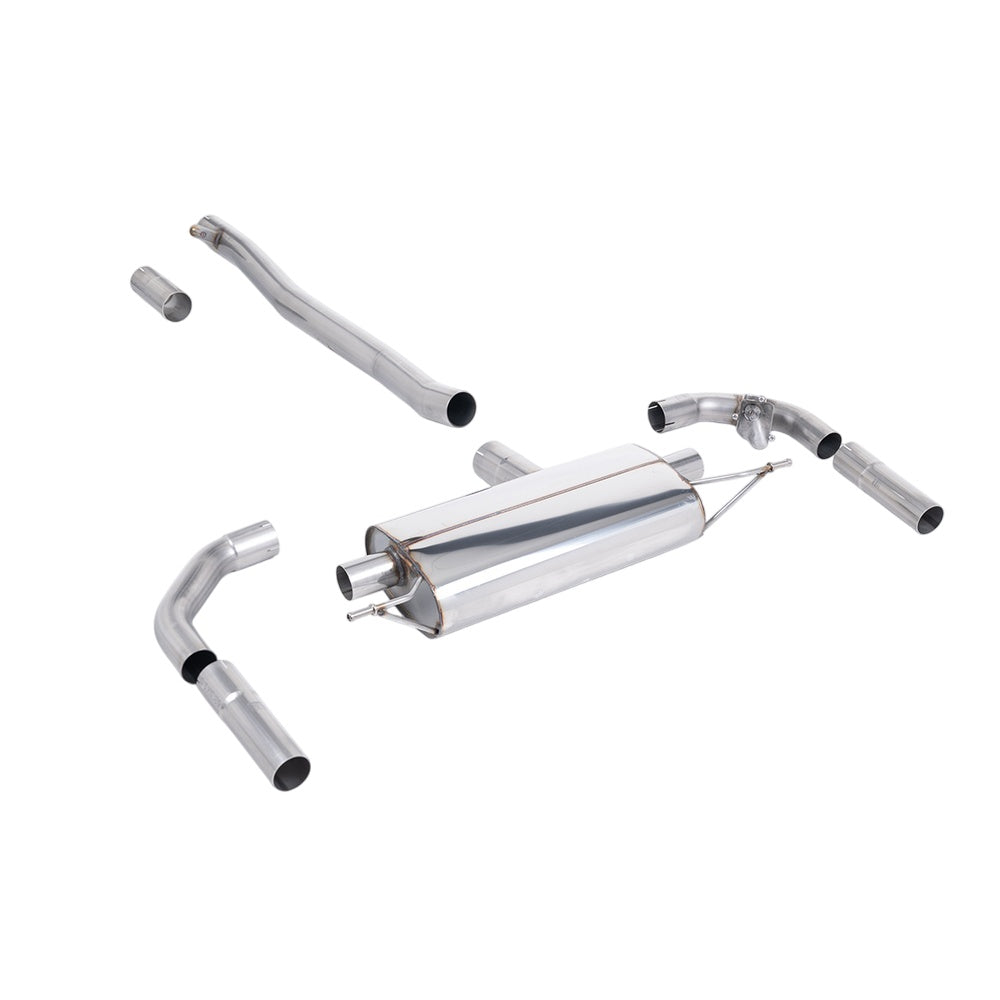 Milltek Front Pipe-back Exhaust Mercedes A-Class A35 AMG 2.0 Turbo (Saloon / Sedan Only Non OPF/GPF Models) 19-25-Exhaust System-carbonizeduk