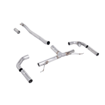 Milltek Front Pipe-back Exhaust Mercedes CLA-Class CLA35 AMG 2.0 Turbo Coupe and Shooting Brake (Non-OPF/GPF Models) 19-25-Exhaust System-carbonizeduk