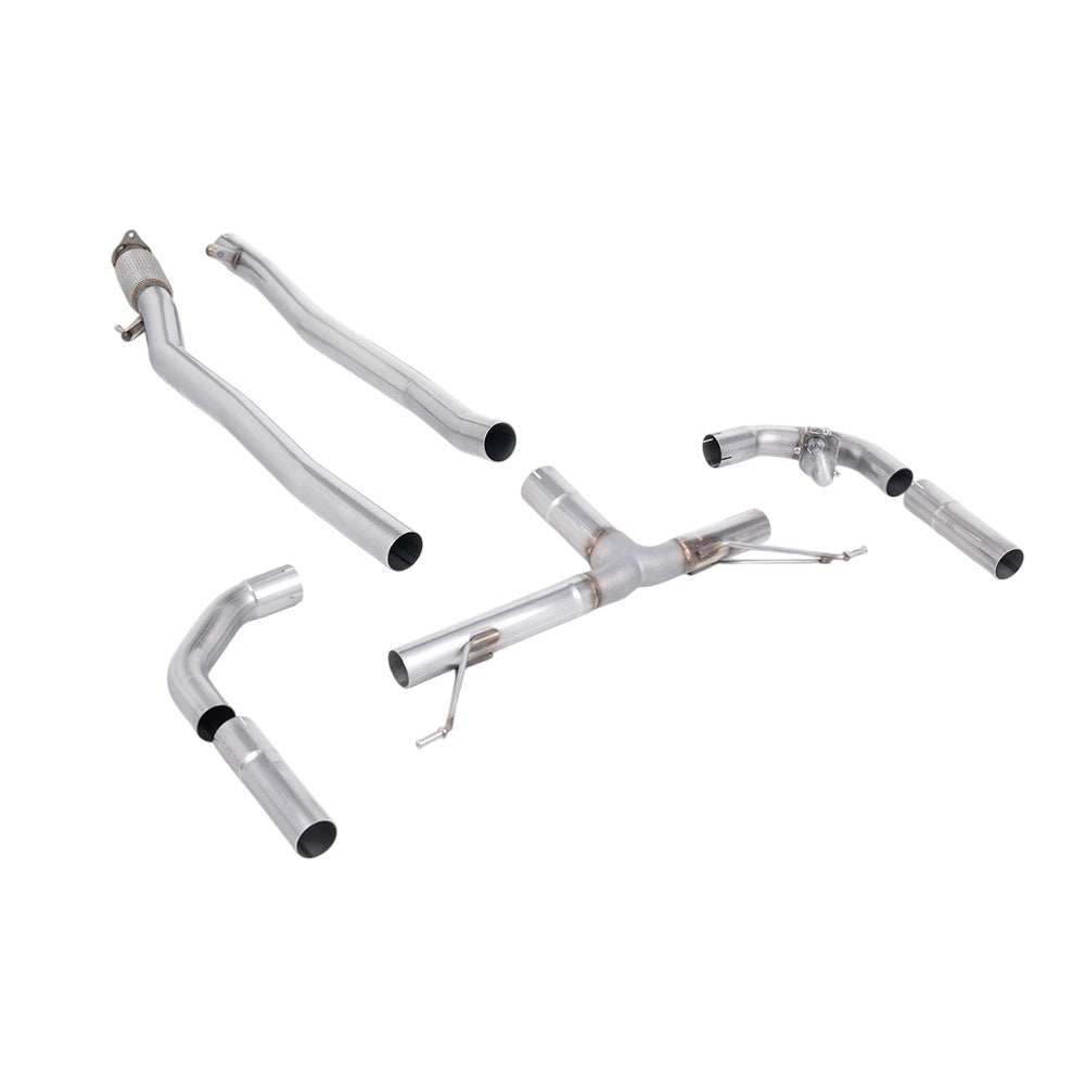 Milltek Cat Back Exhaust Mercedes A-Class A35 AMG 2.0 Turbo (Saloon / Sedan Only Non OPF/GPF Models) 19-25-Exhaust System-carbonizeduk