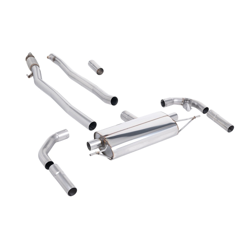 Milltek Cat Back Exhaust Mercedes CLA-Class CLA35 AMG 2.0 Turbo Coupe and Shooting Brake (Non-OPF/GPF Models) 19-25-Exhaust System-carbonizeduk