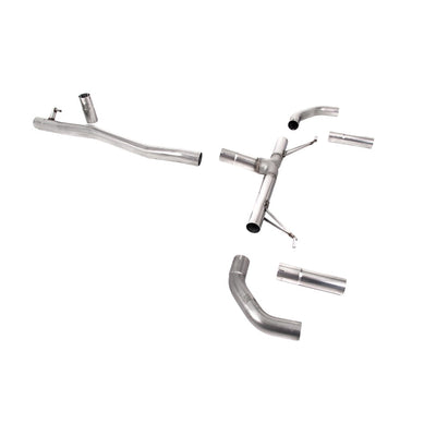 Milltek Cat Back Exhaust Mercedes CLA-Class CLA35 AMG 2.0 Turbo Coupe and Shooting Brake (OPF/GPF Models) 19-25-Exhaust System-carbonizeduk