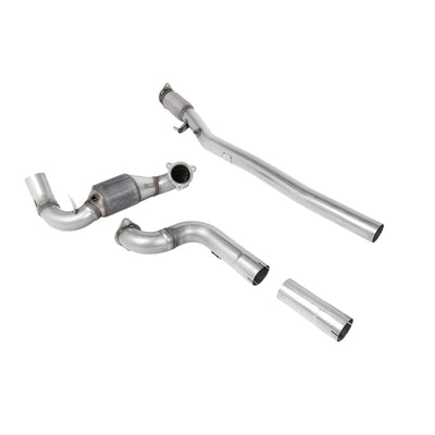 Milltek Large Bore Downpipe and Hi-Flow Sports Cat Exhaust Mercedes A-Class A35 AMG 2.0 Turbo (Saloon / Sedan Only OPF/GPF Models) 19-25-Manifolds, Decats & Sports Cats-carbonizeduk
