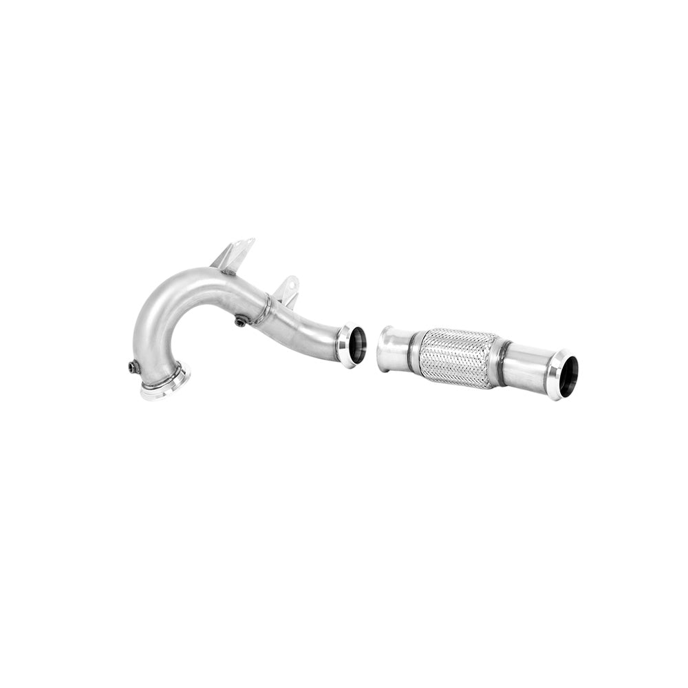 Milltek Large-bore Downpipe and De-cat Exhaust Mercedes A-Class A45 and A45S AMG 2.0 Turbo (W177 Hatch Only) 19-21-Manifolds, Decats & Sports Cats-carbonizeduk