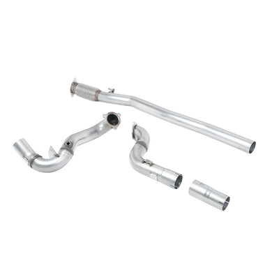 Milltek Large-bore Downpipe and De-cat Exhaust Mercedes A-Class A35 AMG 2.0 Turbo (W177 Hatch Only OPF/GPF Models) 19-25-Manifolds, Decats & Sports Cats-carbonizeduk