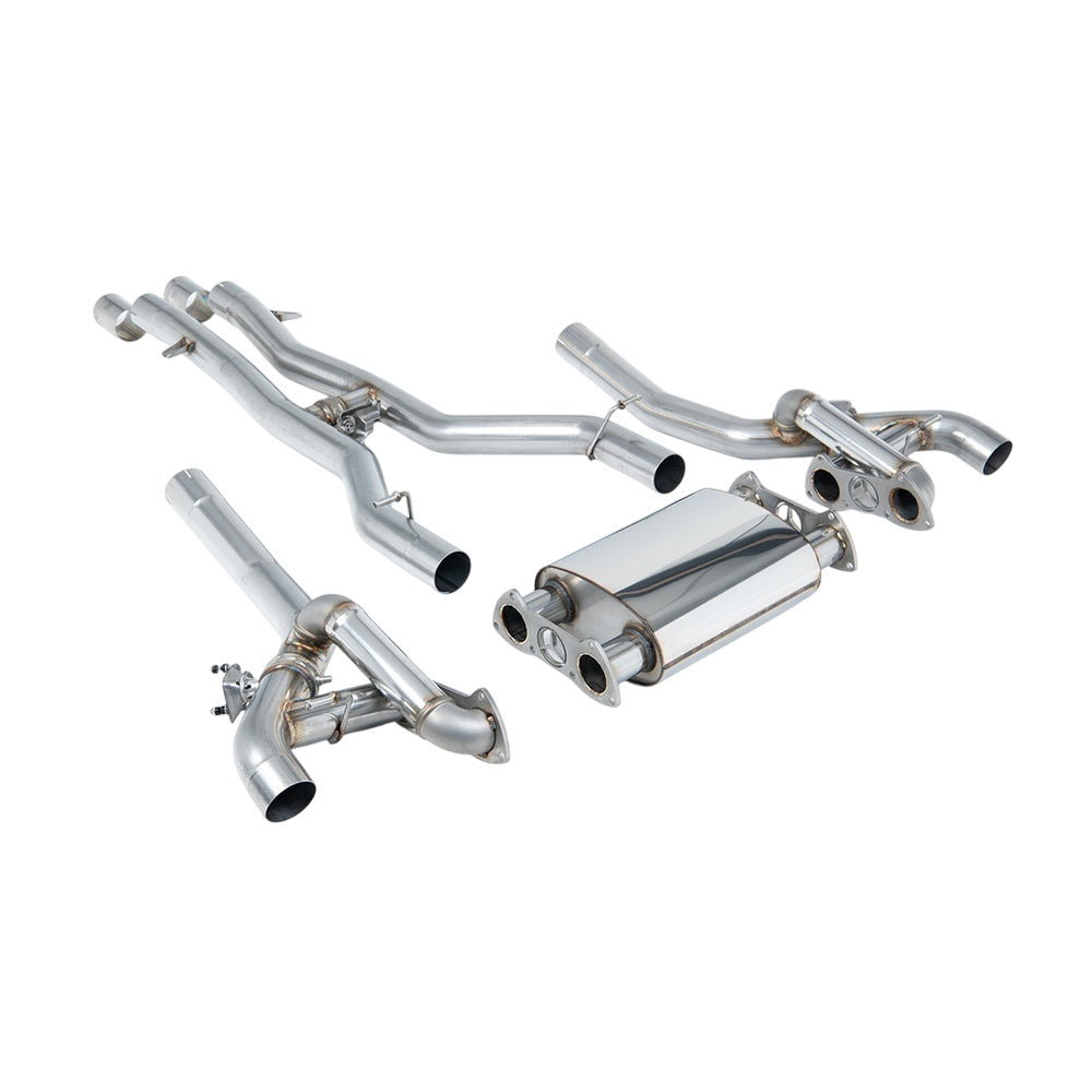 Milltek Cat Back Exhaust Mercedes AMG GT/GTS/GTC Coupe and Roadster (Non-OPF/GPF Models Only) 15-19-Exhaust System-carbonizeduk