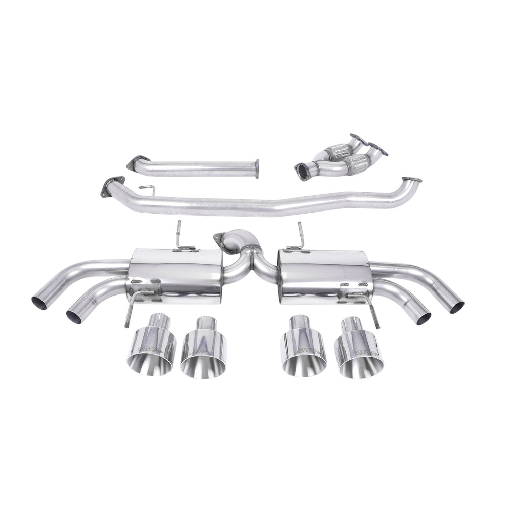 Milltek Primary Cat Back Exhaust Nissan GT-R R35 09-15-Exhaust System-carbonizeduk